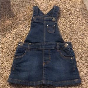 Carter’s denim overalls skirt 9 months
